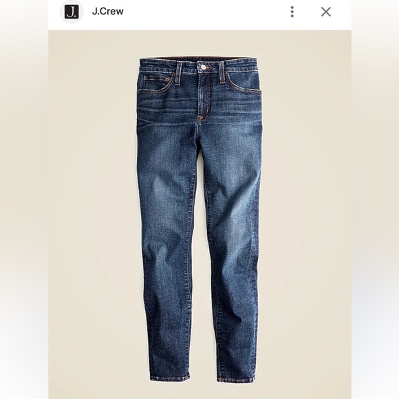 J.Crew Toothpick Ankle Jeans – Size 30 – Dryden Wash - Picture 1 of 9